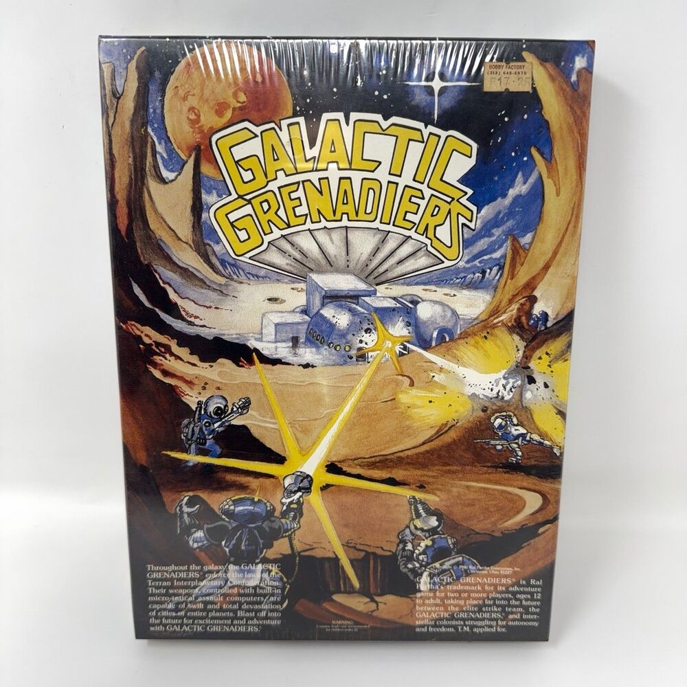 Galactic Grenadiers Ral Partha 99-004 1980 Factory Sealed Miniatures Game